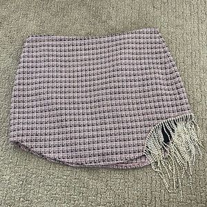 Bershka plaid Mini Skirt XS